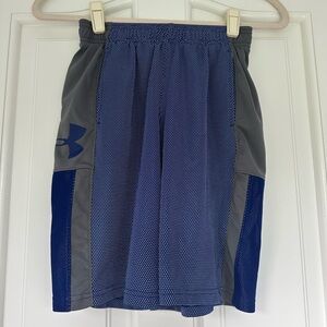 Boys’ Under Armour Grey and Blue Shorts